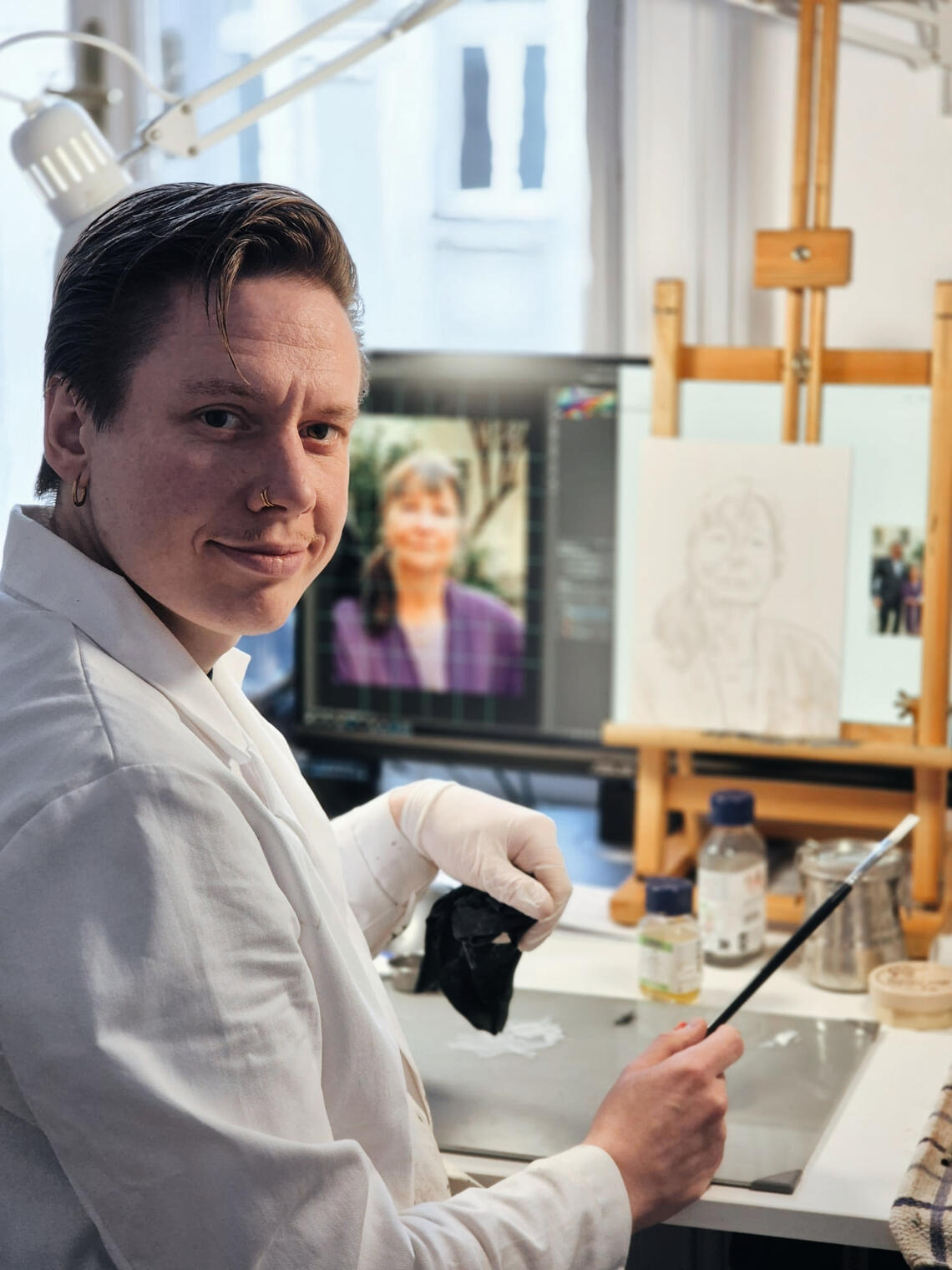 Jakob Emanuel Martinsson - oil painting